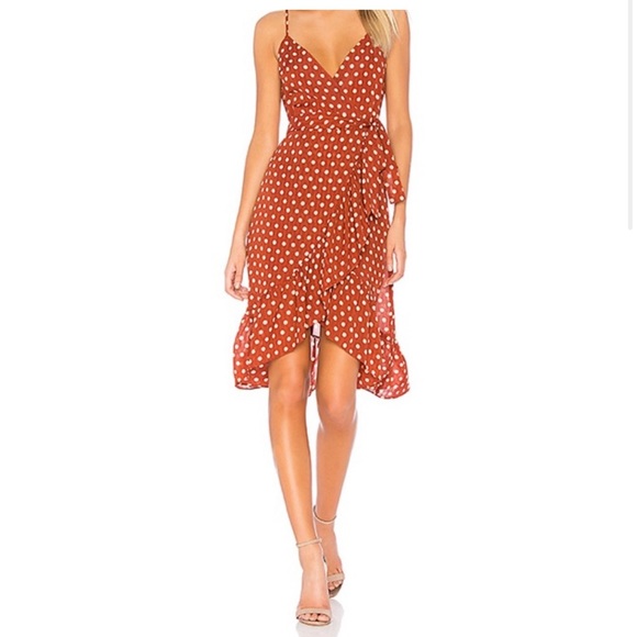 Revolve Dress size XS J.O.A. in burnt orange - Picture 8 of 9